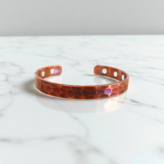 Dark Hammered - Unisex Design - Premium Copper Magnetic Bracelet Zurit Enterprise Pty Ltd