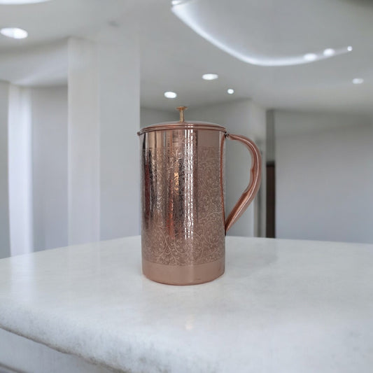 Premium Copper Embossed design Jug Zurit Enterprise Pty Ltd