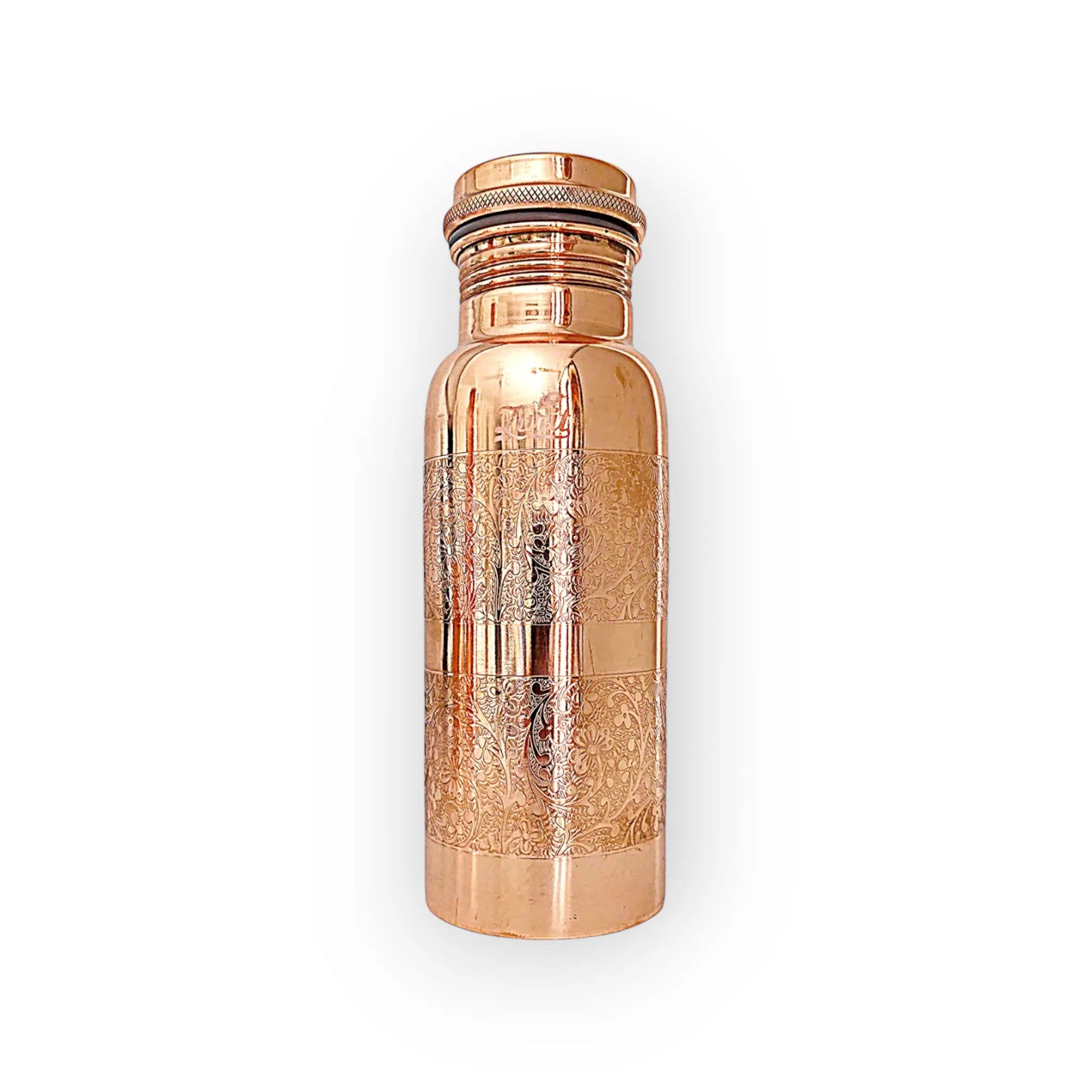 Engraved Shine Finished 600 ML -  Premium Copper Bottle Zurit Enterprise Pty Ltd