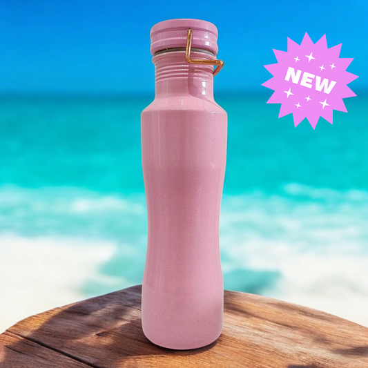 Pink Aura Flask - Premium Copper Bottle Zurit Enterprise Pty Ltd