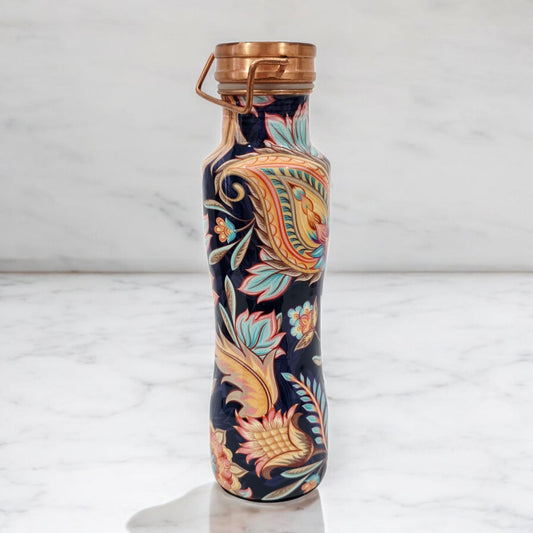 Blue Blossom 800ml - Premium Copper Bottle Zurit Enterprise