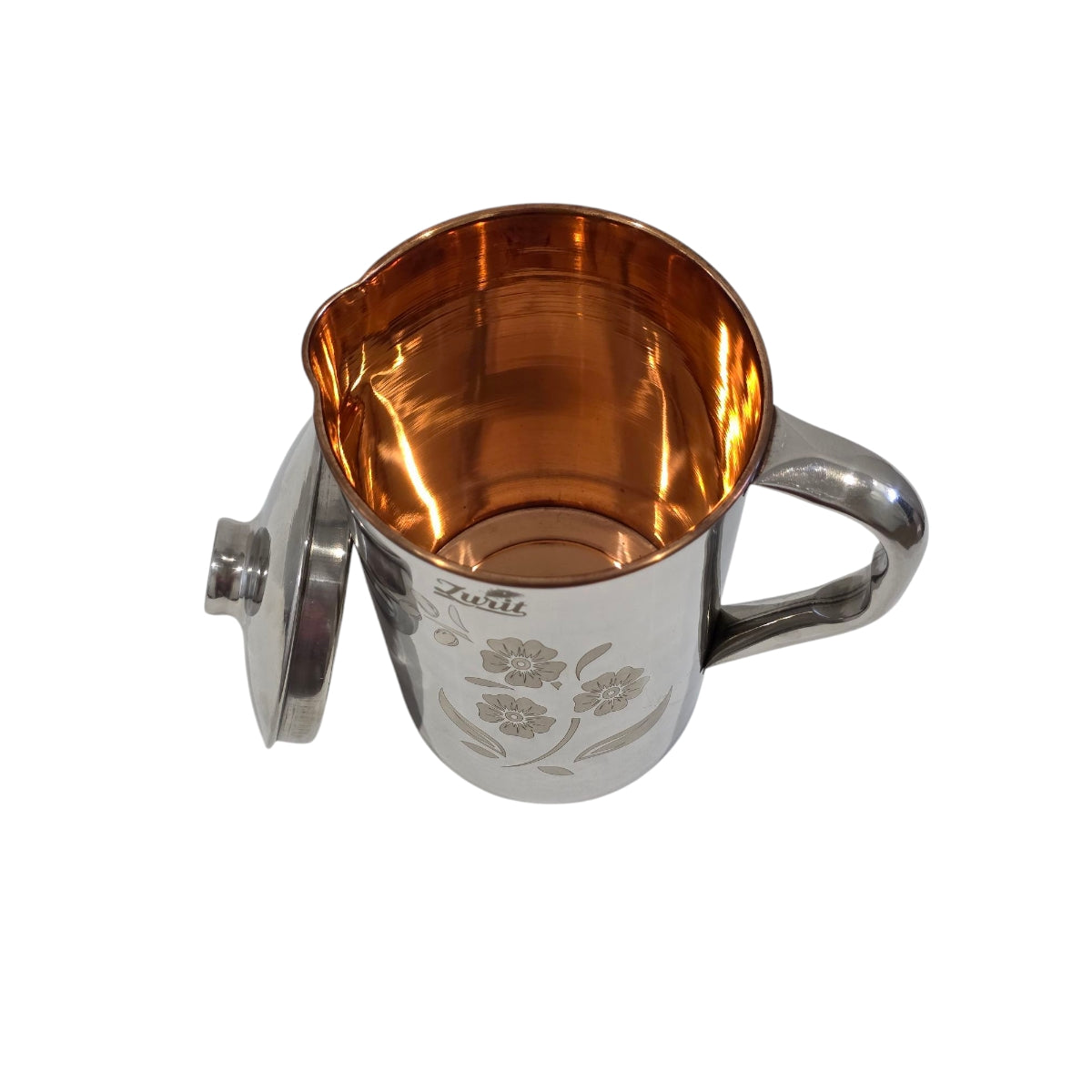 Steel finish Copper Jug Zurit Enterprise Pty Ltd