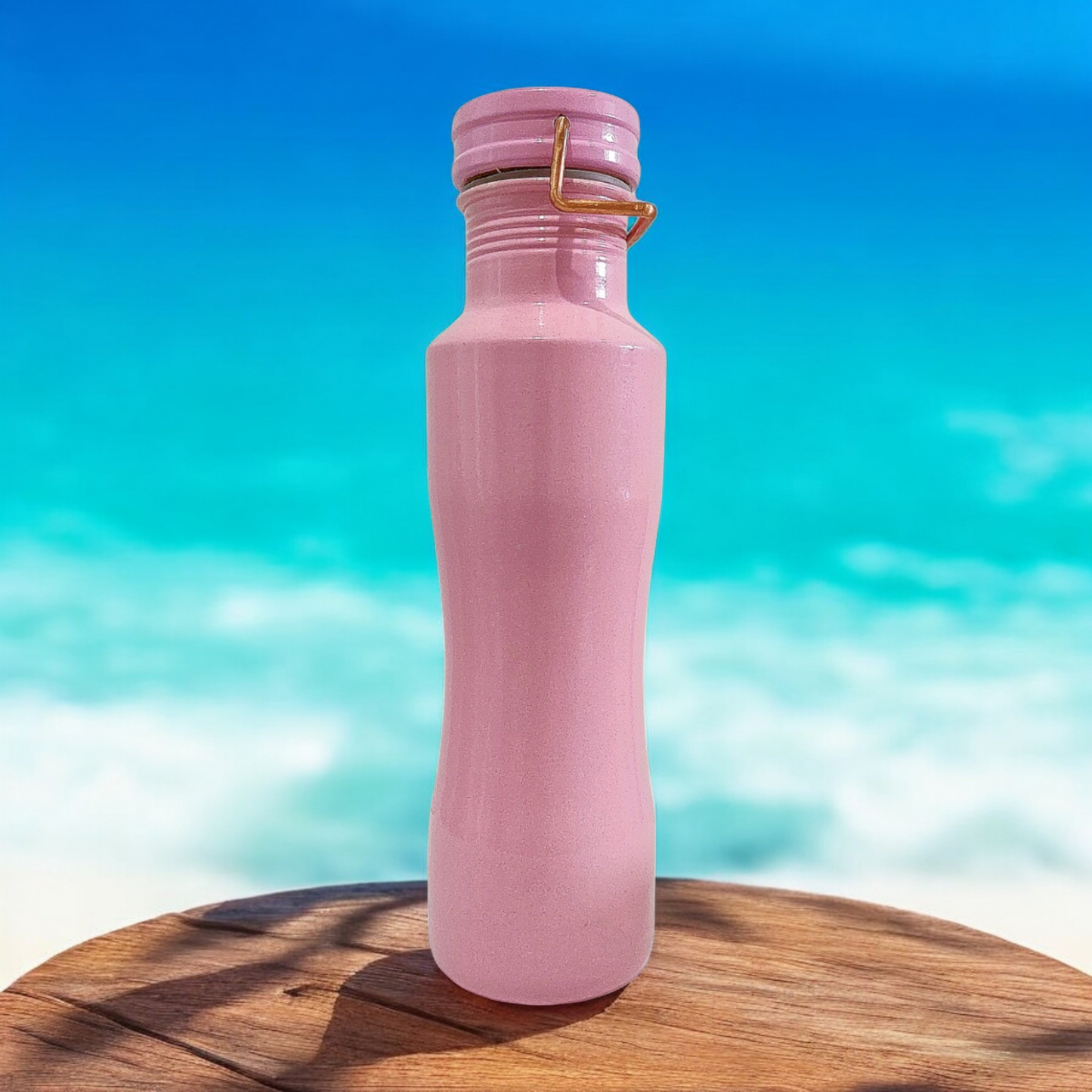 Pink Aura Flask - Premium Copper Bottle Zurit Enterprise Pty Ltd