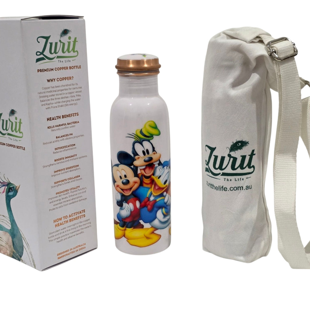Mickey and Goofy 700ml - Premium Copper Bottle Zurit Enterprise