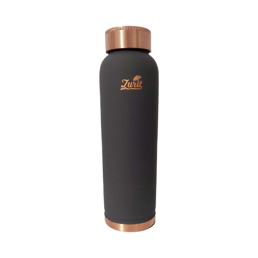 Full Silk Finish Grey - Premium Copper Bottle