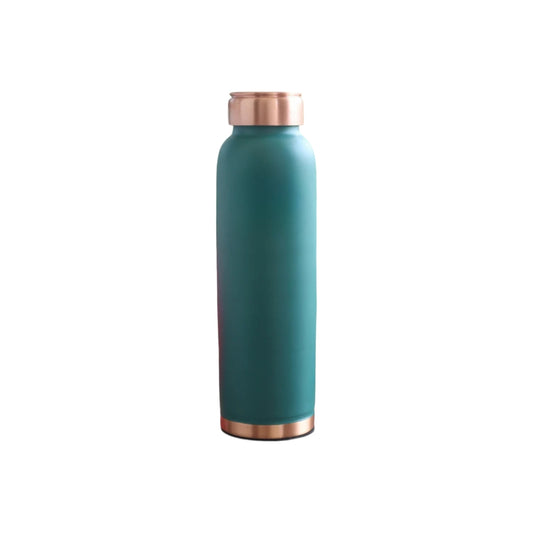 Full Silk Finish Green - Premium Copper Bottle