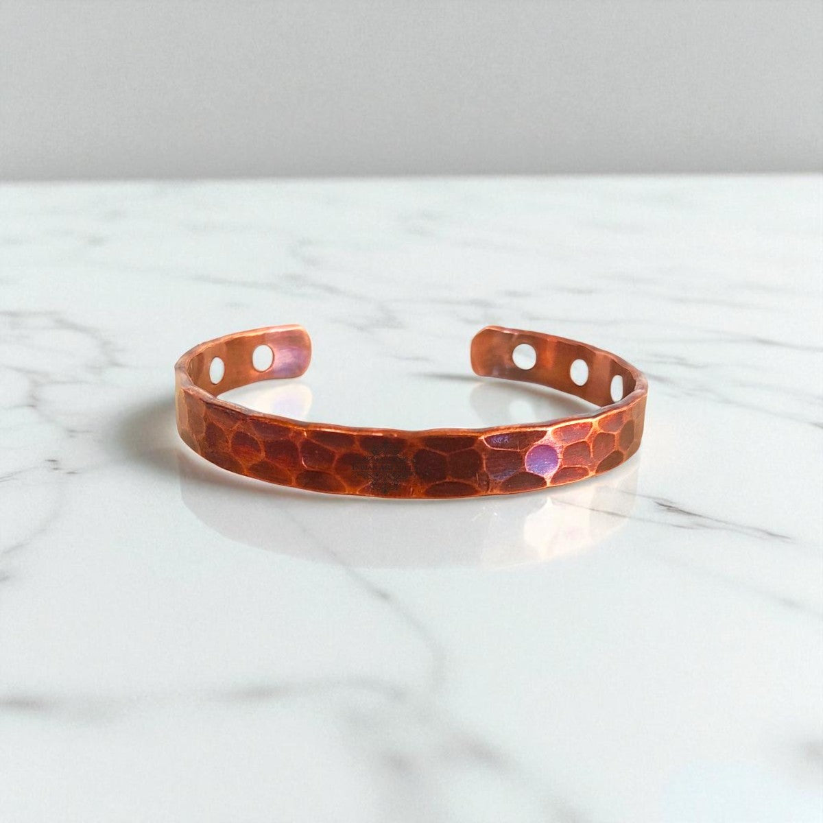 Dark Hammered - Unisex Design - Premium Copper Magnetic Bracelet Zurit Enterprise Pty Ltd