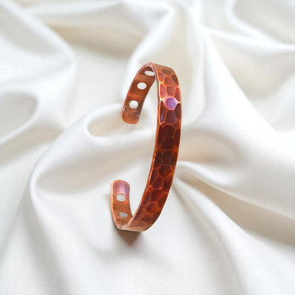 Dark Hammered - Unisex Design - Premium Copper Magnetic Bracelet Zurit Enterprise Pty Ltd