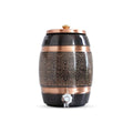 Majestic Black Emboss 10L - Premium Copper Water Pot