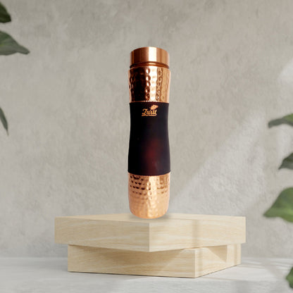 Black Silk Finish - Premium Copper Bottle