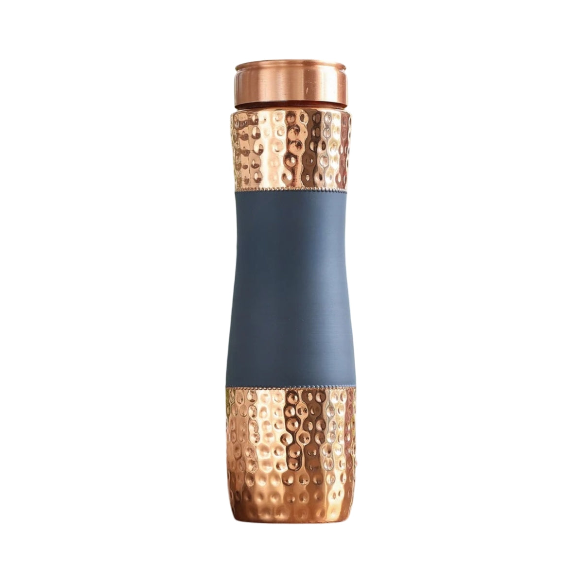 Grey Silk Finish - Premium Copper Bottle