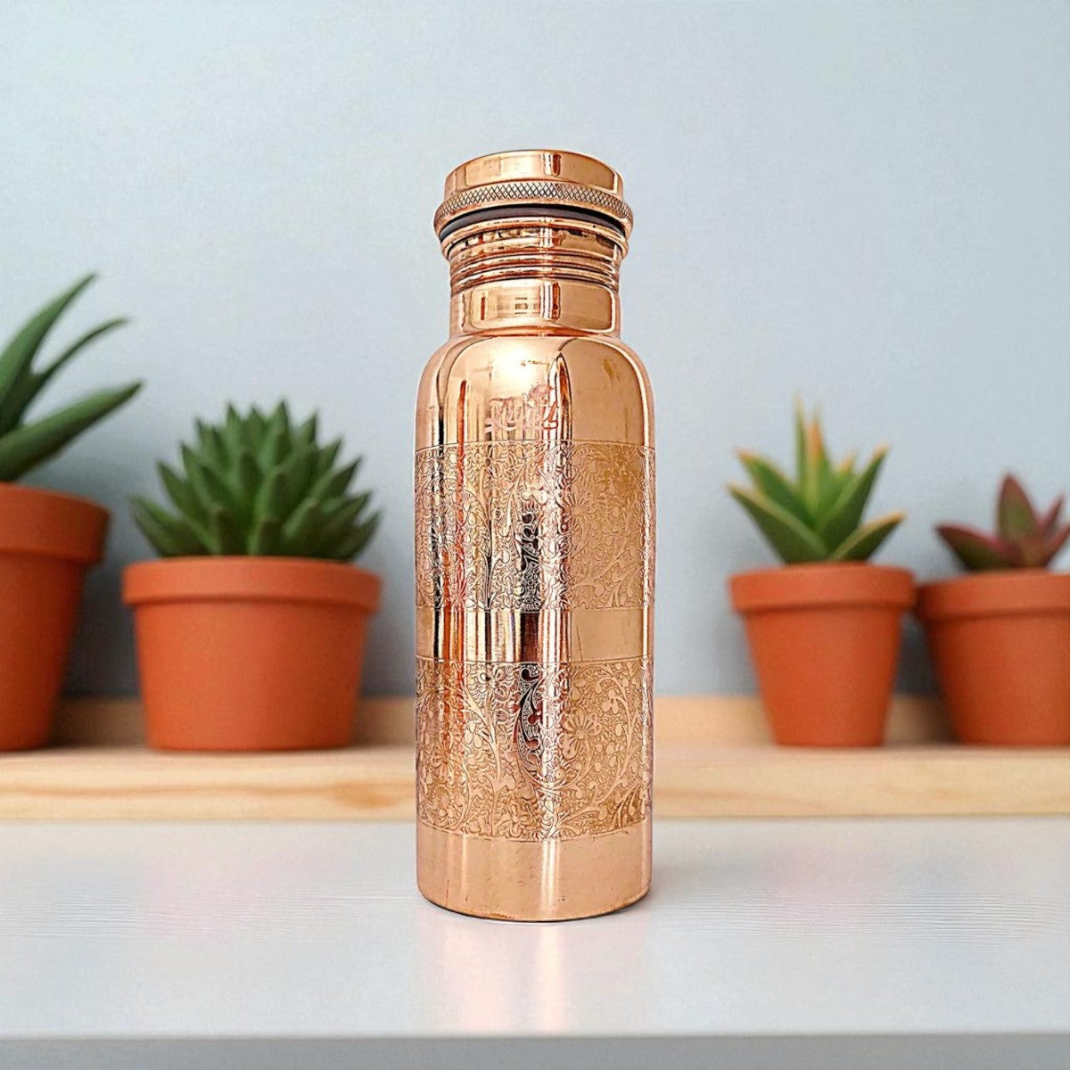 Radiant Engrave 600ml -  Premium Copper Bottle Zurit Enterprise Pty Ltd