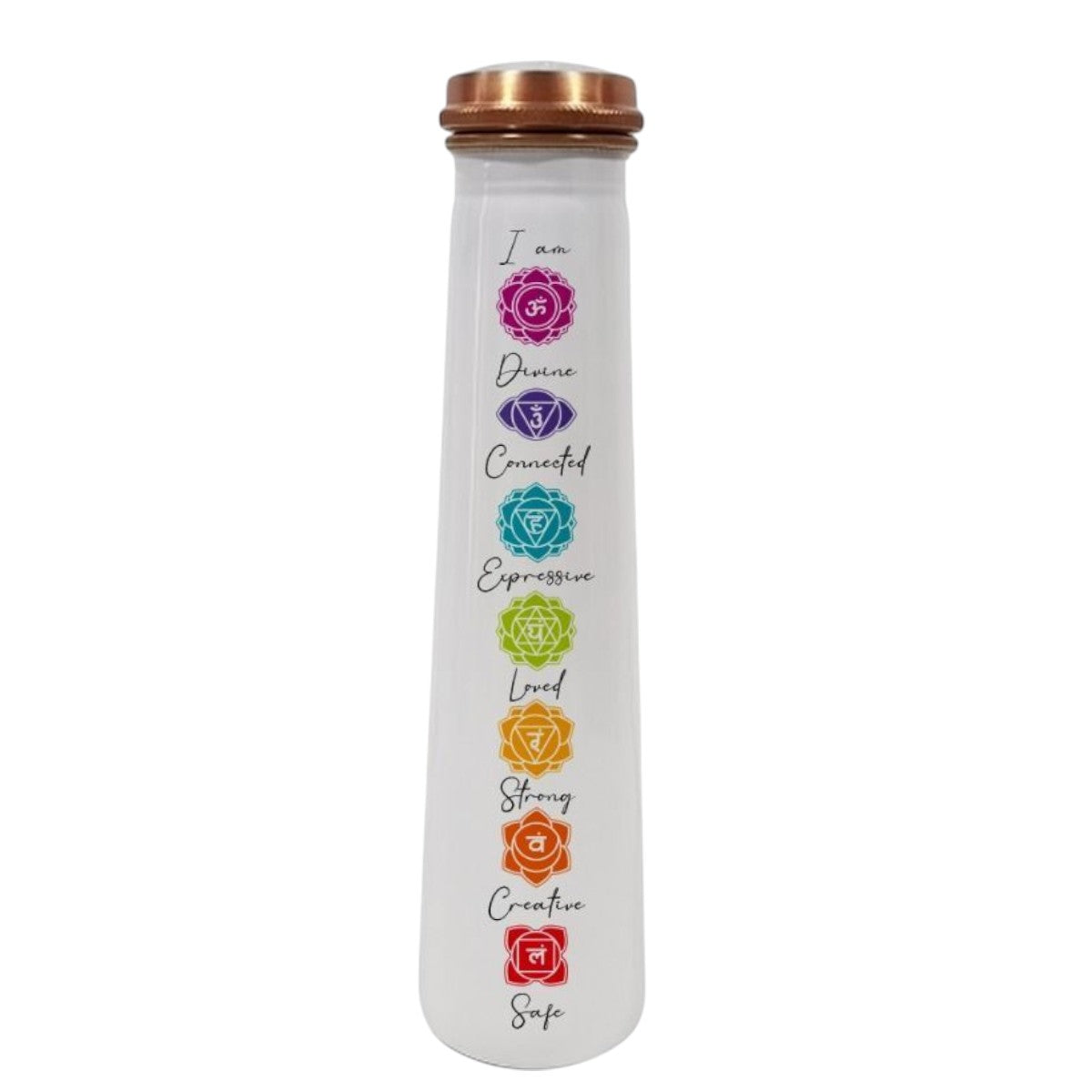 Chakra Balance 750ml - White Premium Copper Bottle Zurit Enterprise
