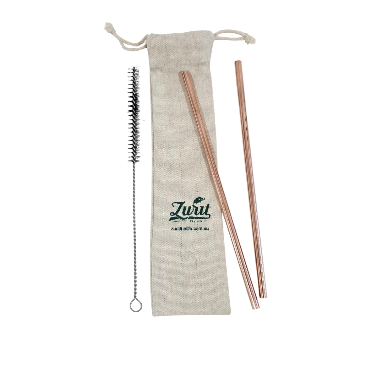 Premium Copper Straw Set (Set of 2) Zurit Enterprise Pty Ltd