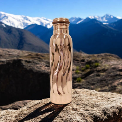 Golden Wave 950ml - Premium Copper Bottle Zurit Enterprise