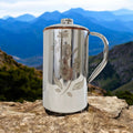 Steel-Finish Copper Jug – Floral Laser Design 1500 ml