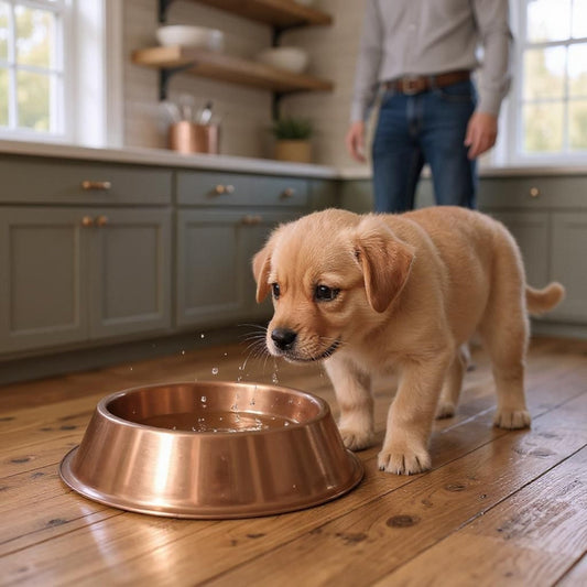 Premium Copper Pet Bowl – 750ml Zurit Enterprise Pty Ltd
